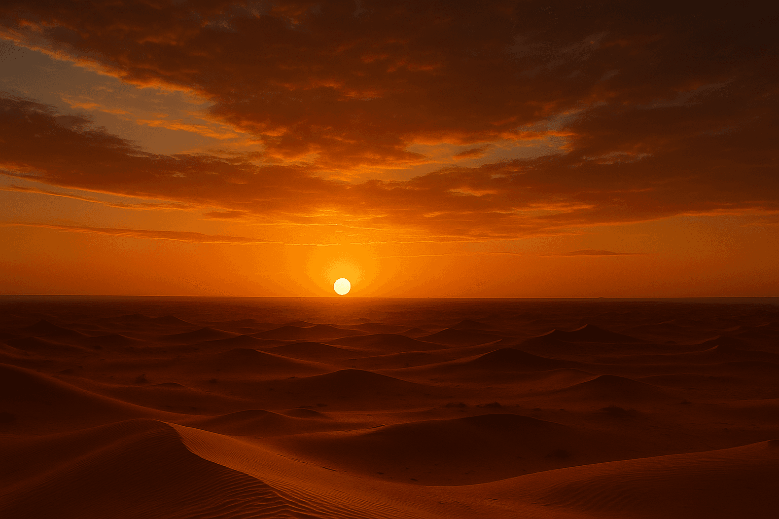 Desert Sunset Background
